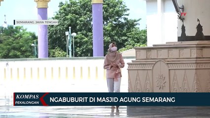 Ngabuburit di Masjid Agung Jawa Tengah