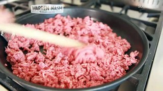 How To Separate Fat From Ground Beef - 60 Second Video - Recipes By Warren Nash