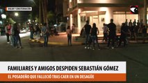 Familiares y amigos despiden Sebastián Gómez