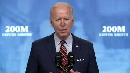 바이든 "현재는 백신 지원할 만큼 충분치 않아"...美 2억회 접종 / YTN