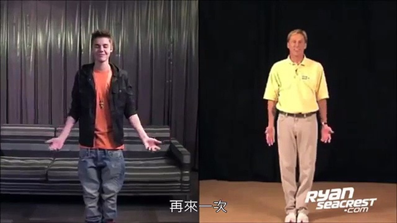 【字幕】Justin Bieber's Double Dream Hands! _ Behind The Scenes _ On Air With Ryan Seacrest 2012.06