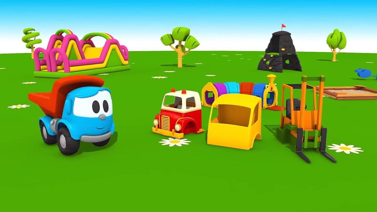 Leo Der Lastwagen Und Leo Junior - 4 Kinder Cartoons Am Stück