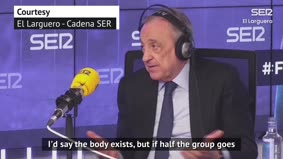 Florentino Perez insists European Super League is 'on standby'
