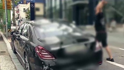 Mercedes bayisine kızıp yaklaşık 2 milyonluk aracını böyle parçaladı