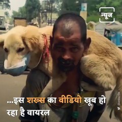 Man Gives His Only Mask To The Dog, Video Goes Viral