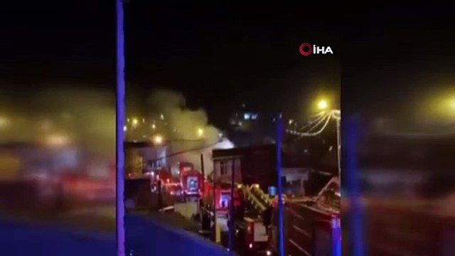 Sarıyer'de gecekondu alevlere teslim oldu