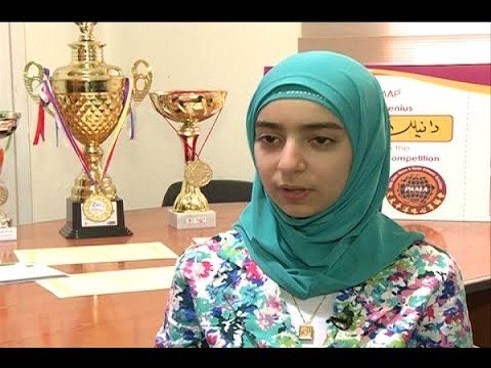 دانييلا صفا حازت المرتبة الأولى في لبنان لمسابقة الحساب الذّهني -  هادي الأمين
