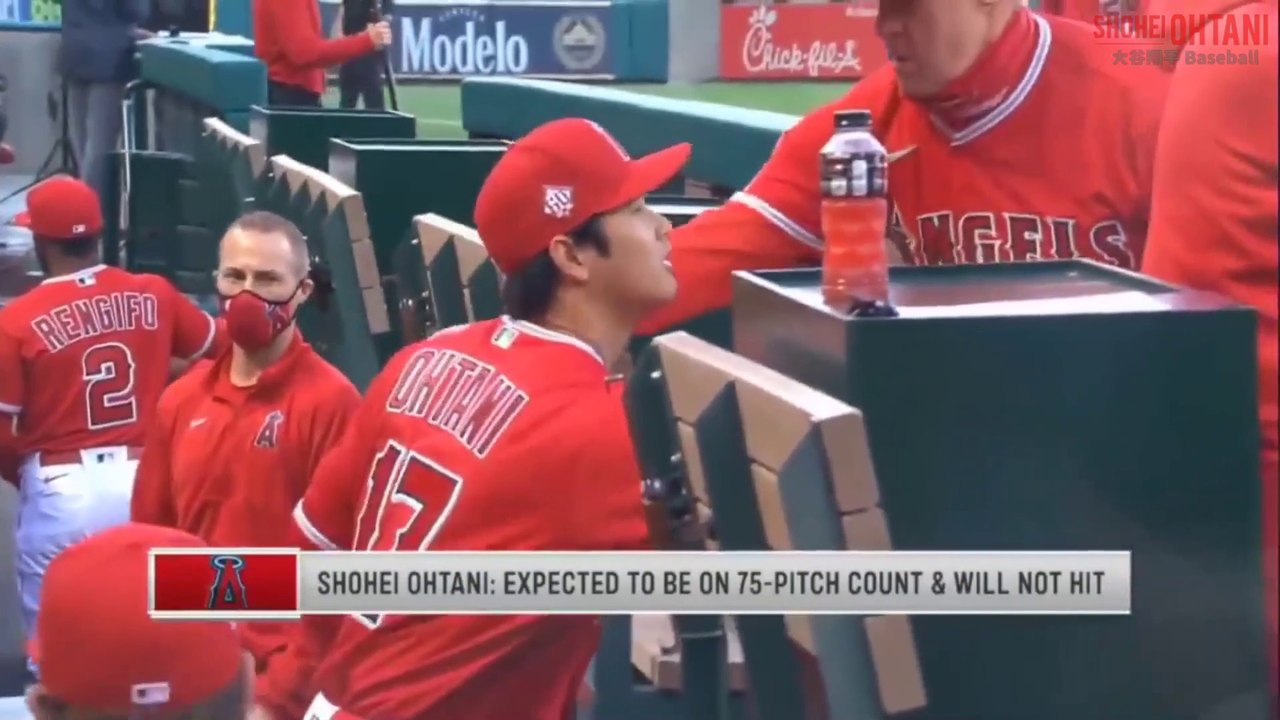 【大谷翔平-阪神】大谷翔平、初回満塁ピンチも“魔球”スプリットで2者連続奪三振　最速157キロ!!