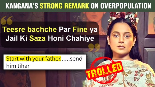 Kangana Ranaut SLAMS A Comedian After Talking About 'Overpopulation' | Gets Trolled