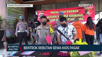 Dua Kelompok Bentrok Rebutan Sewa Kios Pasar