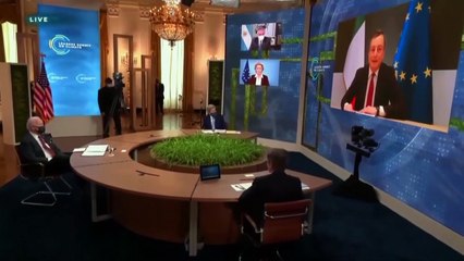 Скачать видео: Vertice mondiale sul clima, Biden: 