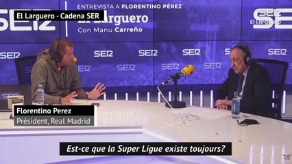 Florentino Perez assure que la Super Ligue est "en stand-by"