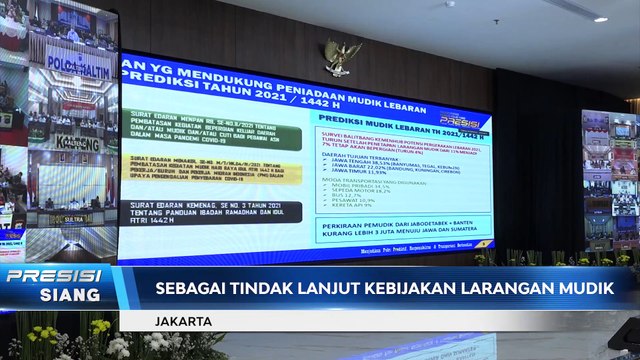 Kapolri Tekankan Peraturan Larangan Mudik Lebaran 2021