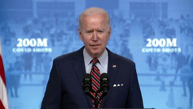 Covid-19: Joe Biden annonce que 200 millions de doses de vaccins ont été injectées aux États-Unis
