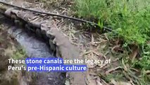 In Peru's mountains, pre-Hispanic engineering helps gather water