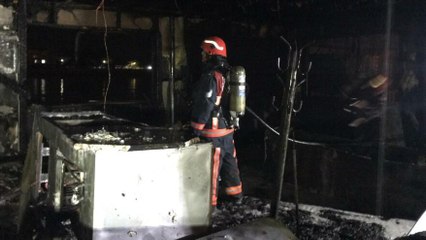 Restoran alev alev yandı