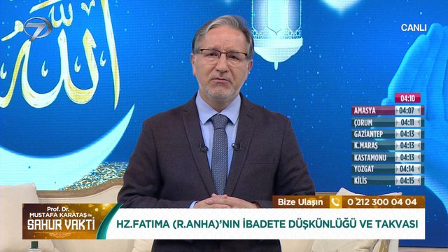 Prof. Dr. Mustafa Karataş ile Sahur Vakti - 22 Nisan 2021