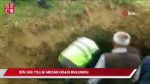 Bin 500 Yıllık mezar odası iş makinesinin tekerinin batmasıyla bulundu