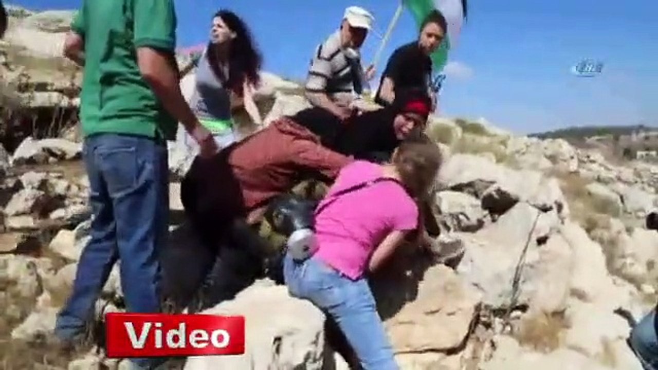 İsrail askerine meydan okuyan Filistinli küçük kız gözaltında