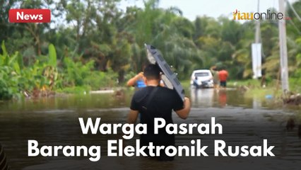AIR SETINGGI DADA ORANG DEWASA !! WARGA PASRAH BARANG ELEKTRONIKNYA RUSAK !! " SUDAH TERLAMBAT"