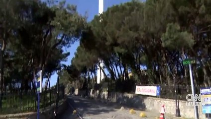 Türkiye’nin en uzun bayrak direği Çamlıca'ya dikildi