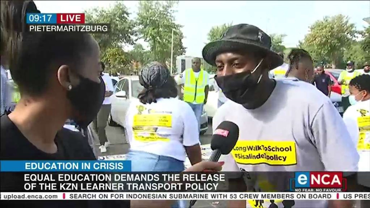 Equal Education protests over learner transport policy
