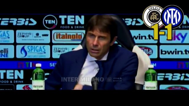 SPEZIA-INTER 1-1: ANTONIO CONTE IN CONFERENZA STAMPA POST-MATCH