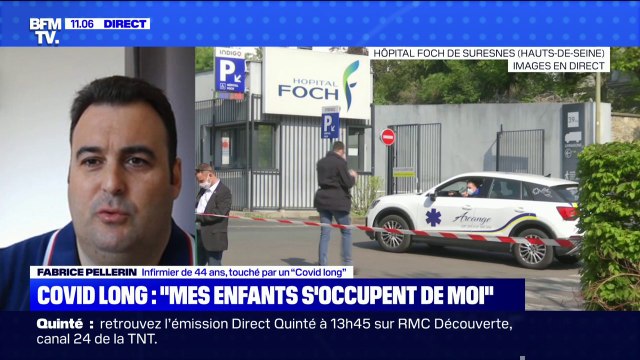 Fabrice Pellerin, un infirmier de 44 ans, décrit la difficile prise en charge des malades du Covid long