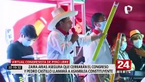 Virtual congresista de Perú Libre asegura que Pedro Castillo llamará a Asamblea Constituyente
