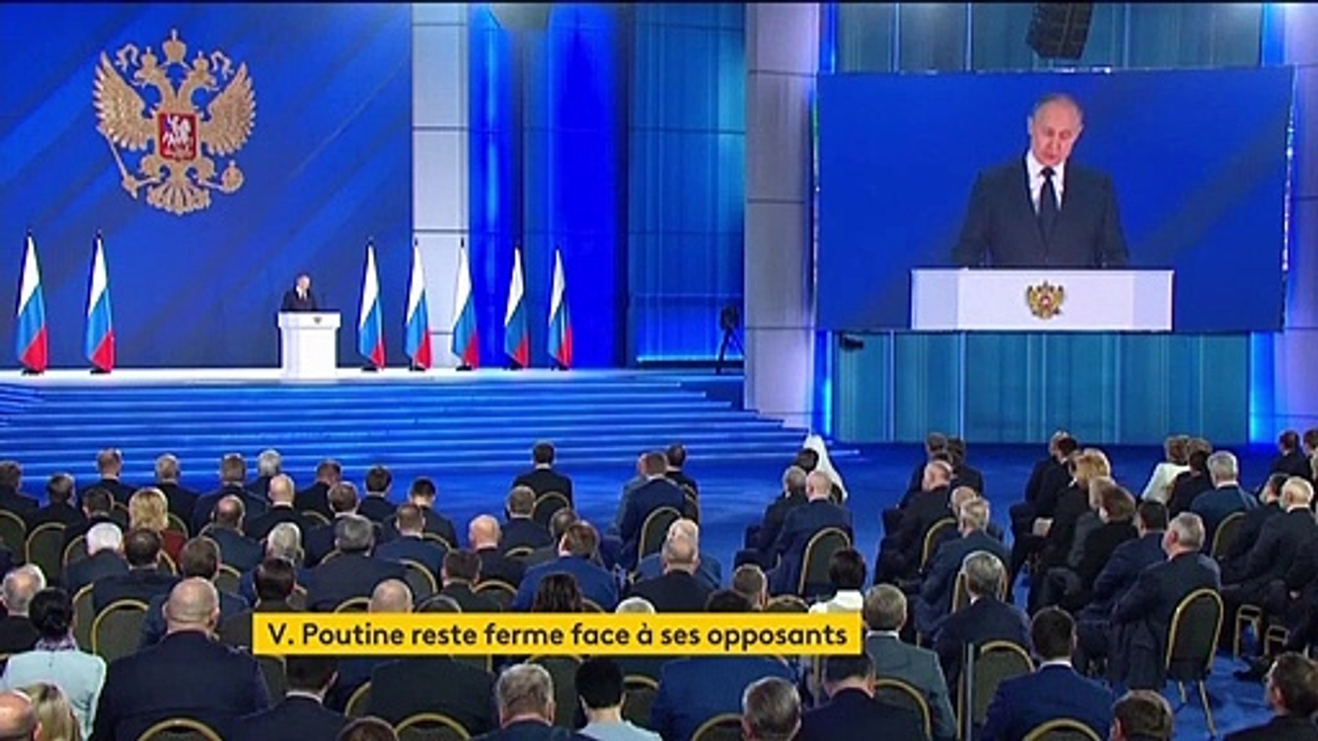 Russie : Vladimir Poutine met en garde les Occidentaux - Vidéo Dailymotion