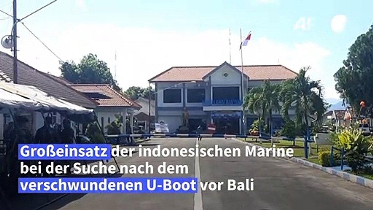 Verschwundenes U-Boot: Indonesische Kriegsschiffe helfen bei Suche
