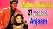 Madhuri Dixit celebrates 27 years of 'Anjaam', shares throwback pic with SRK