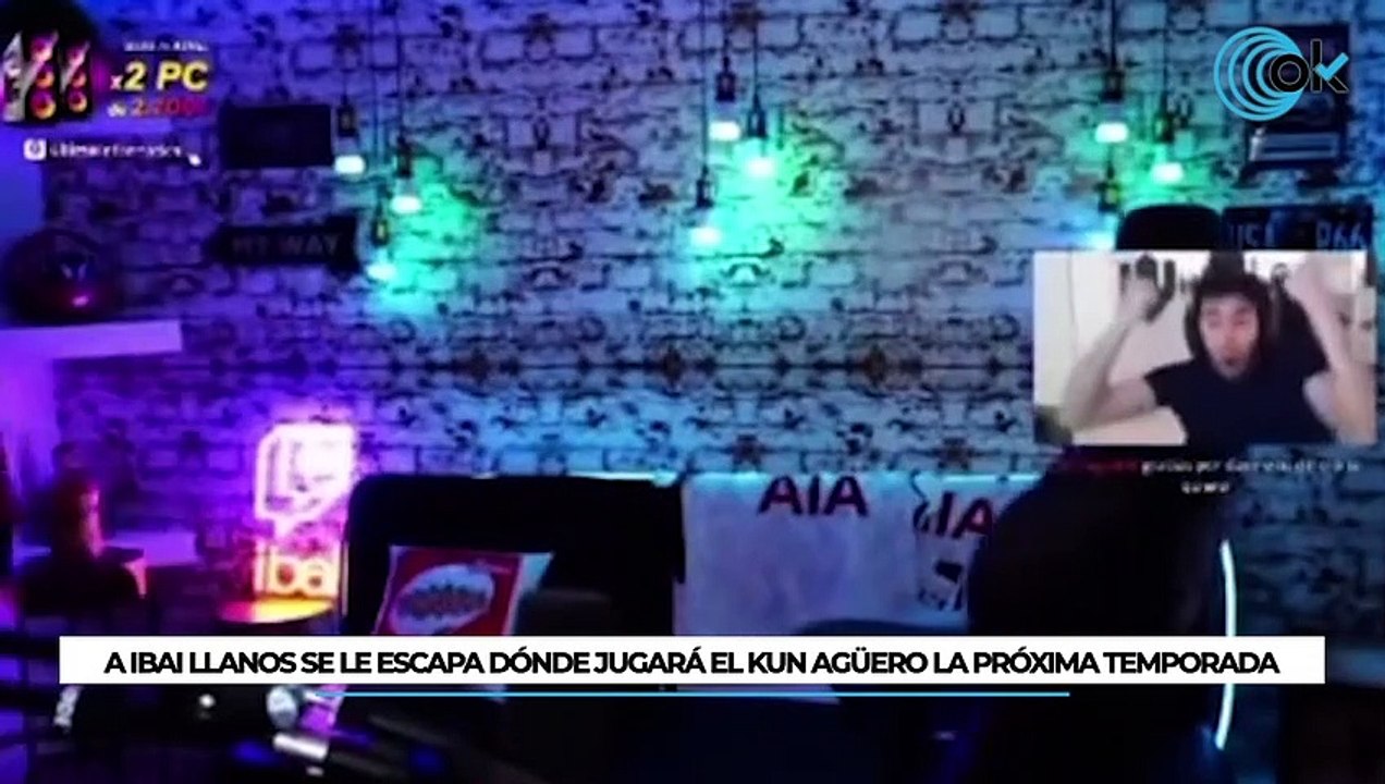 A Ibai Llanos se le escapa dónde jugará el Kun Agüero la próxima temporada
