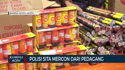 Polisi Sita Mercon Berdaya Ledak Tinggi dari Pedagang