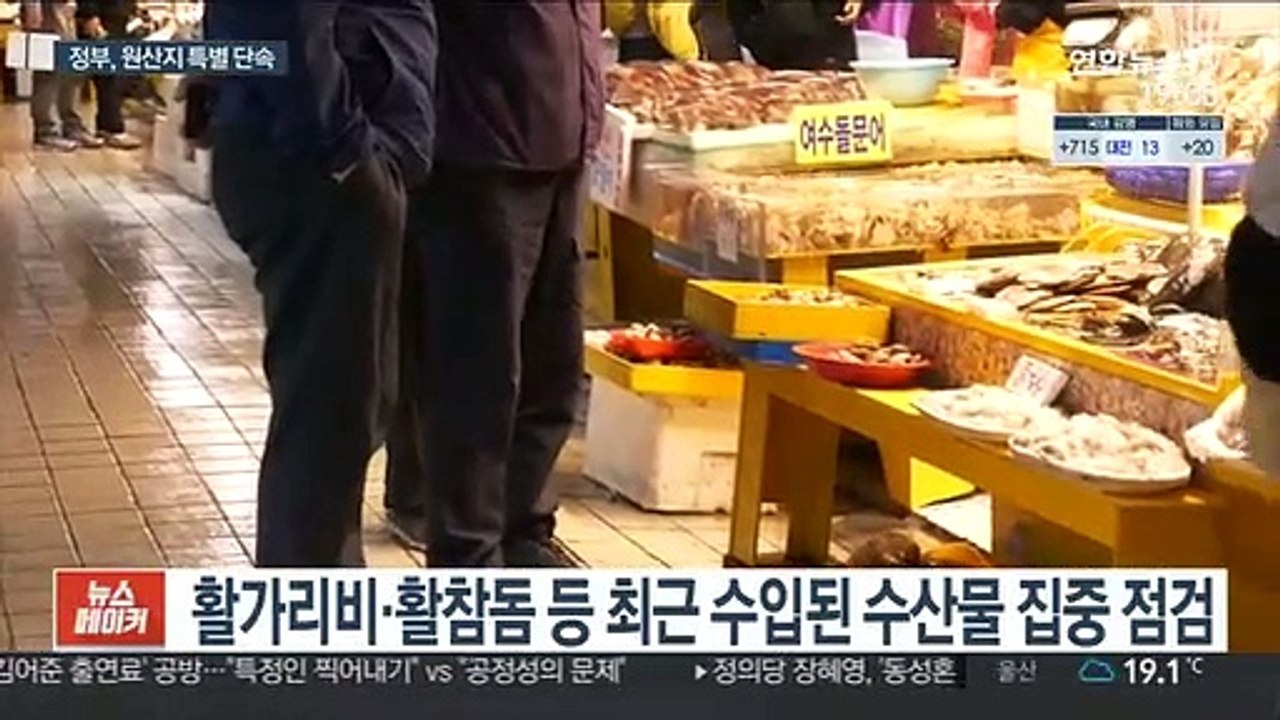 "후쿠시마 오염수 우려"…수산물 원산지 특별 단속