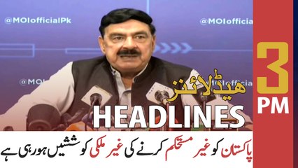 ARY NEWS HEADLINES | 3 PM | 22nd APRIL 2021