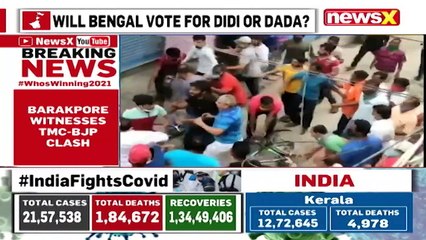 Download Video: Bengal Polls 2021 _ TMC-BJP Workers Clash In Barrackpore _ NewsX