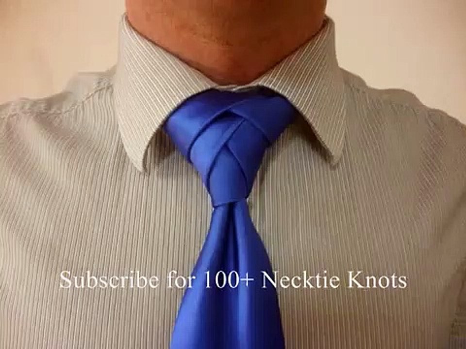 How To Tie A Tie Van Wijk Knot video Dailymotion