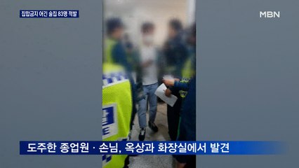 집합금지 어긴 강남 술집 또 적발…83명 무더기 적발