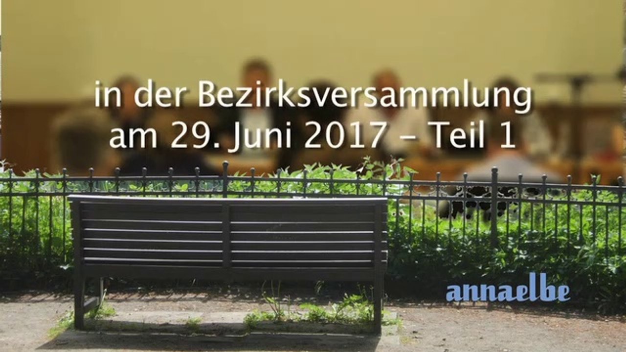 'Elbstrand retten' in der Bezirksversammlung Altona - Teil 1