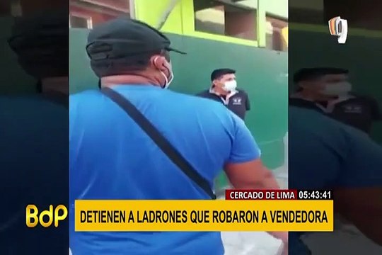 Cercado de Lima: capturan a sujetos que robaron a vendedora ambulante
