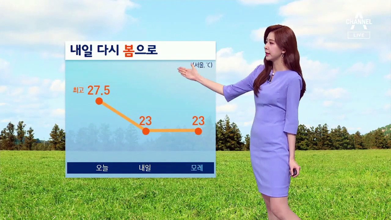 [날씨]내일 출근길 서쪽 비 살짝…더위 한풀 꺾여