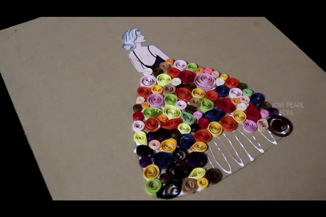 Doll Quilling Art |Wall Hanging Craft Ideas | DIY | Art and Crafts # 2