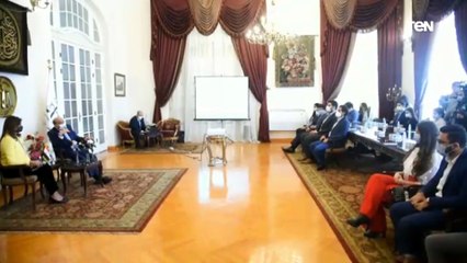 بالتعاون بين مجلس الدولة ووزارة الهجرة.. وفد شباب الدارسين بالخارج يزور مجلس الدولة