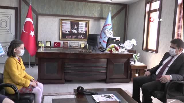 Minik Milli Eğitim Müdürü'nden Temizlik Maske ve Mesafe çağrısı