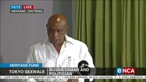Tokyo Sexwale briefs media on looting allegations