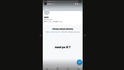 Reynmen'in Twitter hesabı askıya alındı