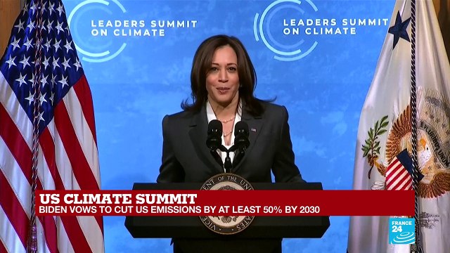 Biden vows to cut US emissions by at least 50% by 2030