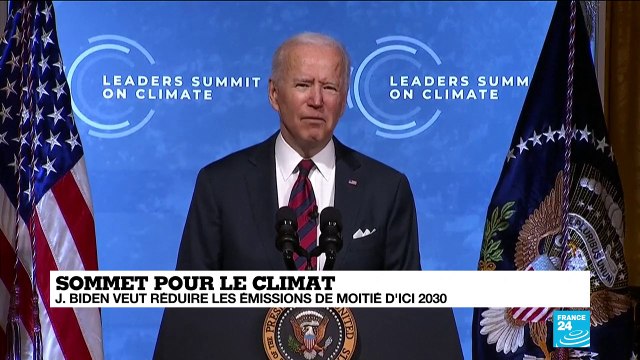 Climat : Joe Biden veut réduire les émissions de gaz à effet de serre de moitié d'ici 2030
