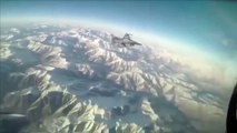 Türk F-16'sının kokpitten çekilmiş hedefi imha etme anı